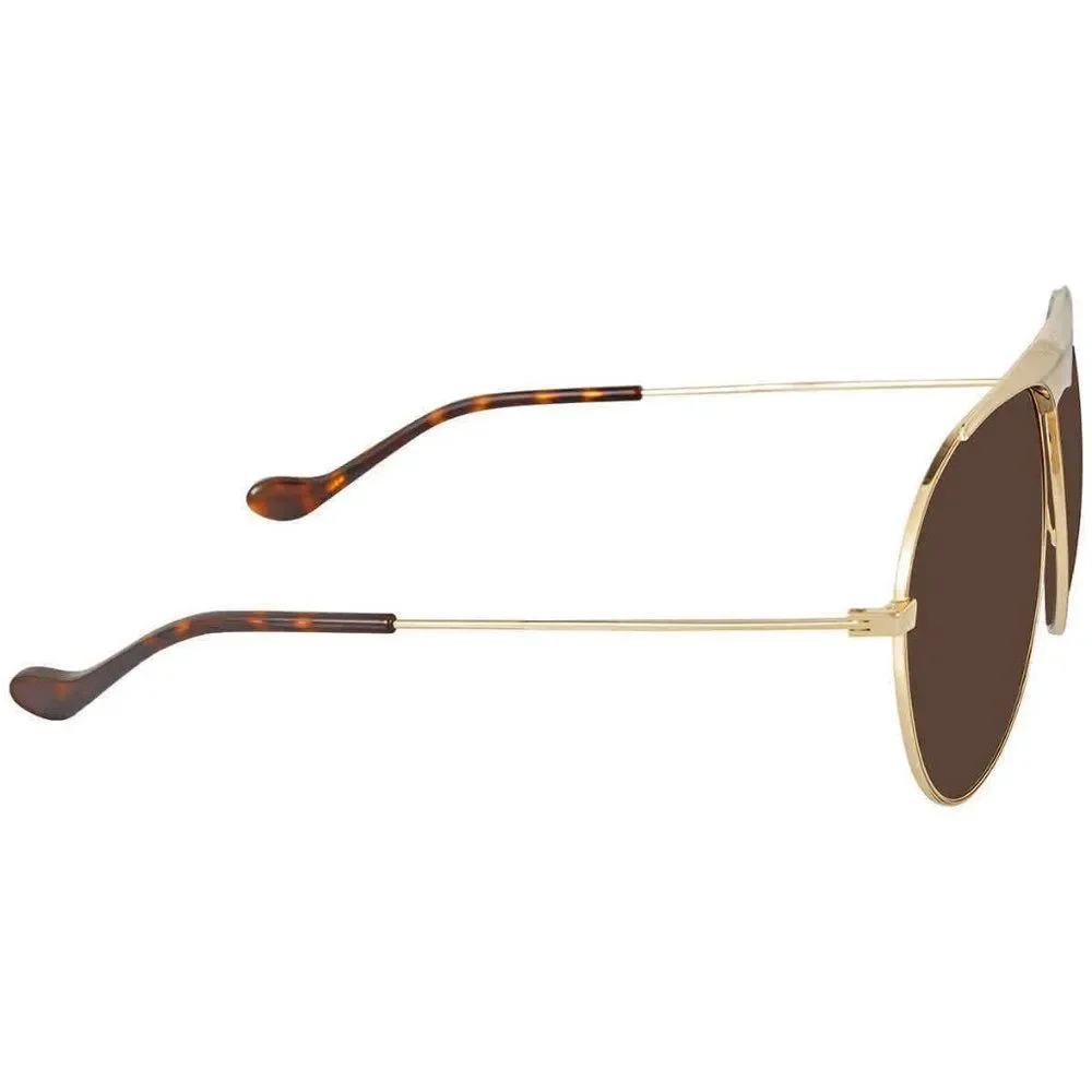 NEW Gucci Brown and Gold Square Men's Sunglasses